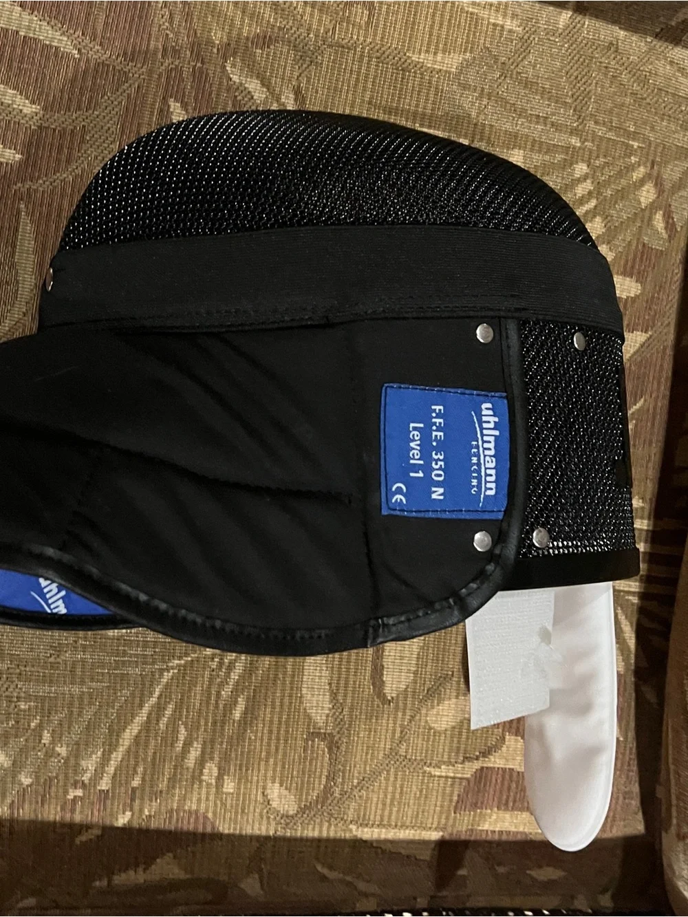 Uhlmann Black Fencing Jacket Lining with 350N Protection - Masters Mask